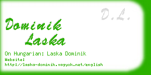 dominik laska business card